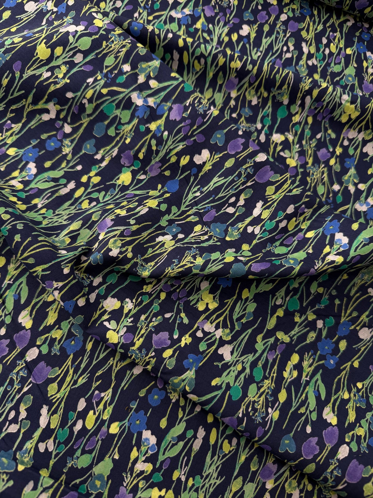 Hokkoh Cotton Lawn, Busy Tonal Floral Sweet