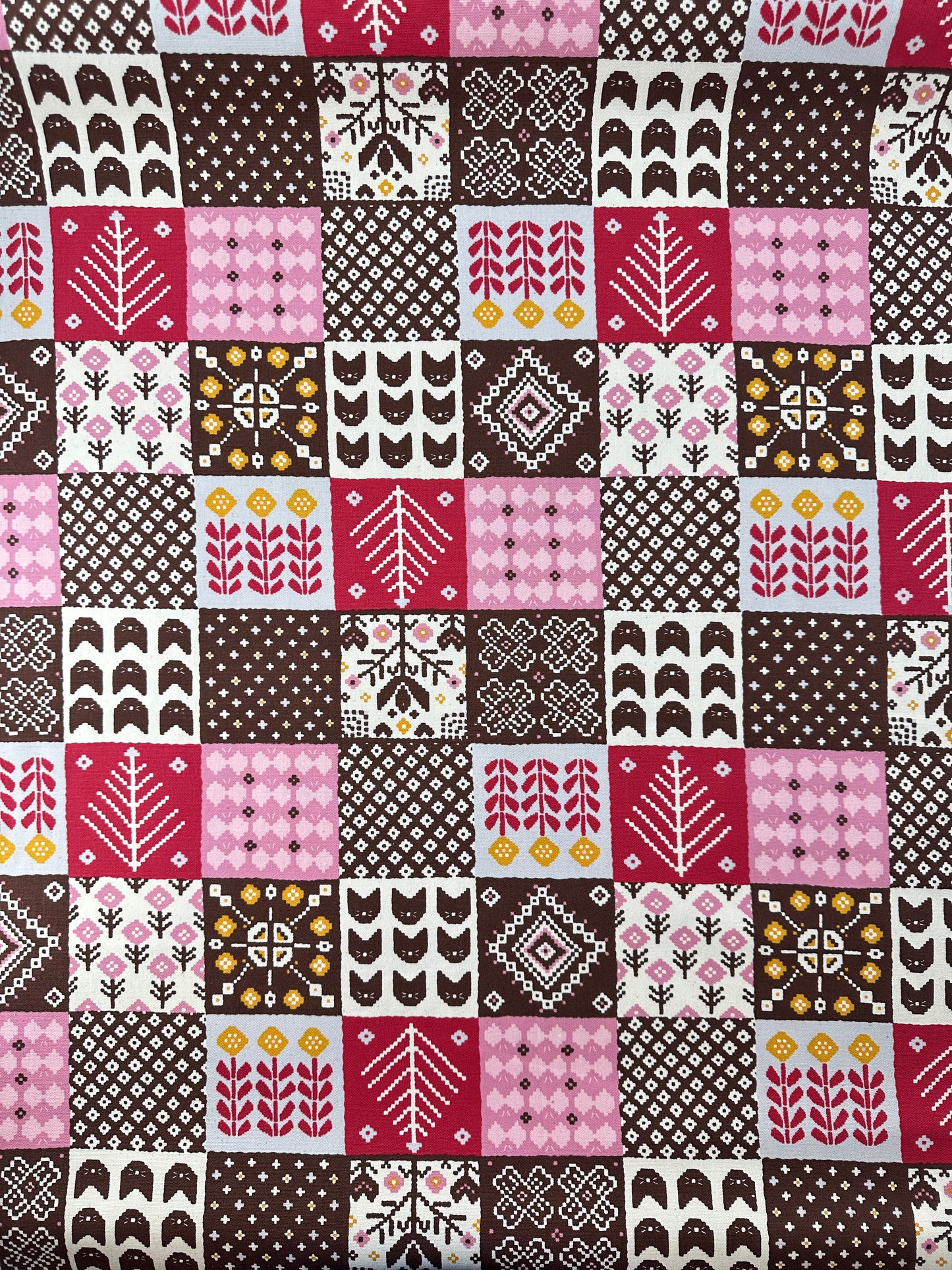 Kokka Cotton Oxford, Nordic Patchwork