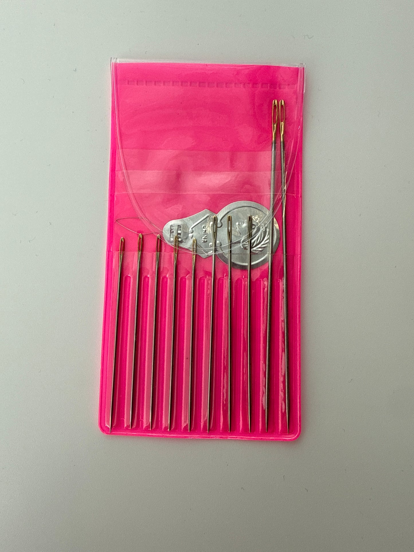 Hand Sewing Needle Assortment with Threader, 11 pcs
