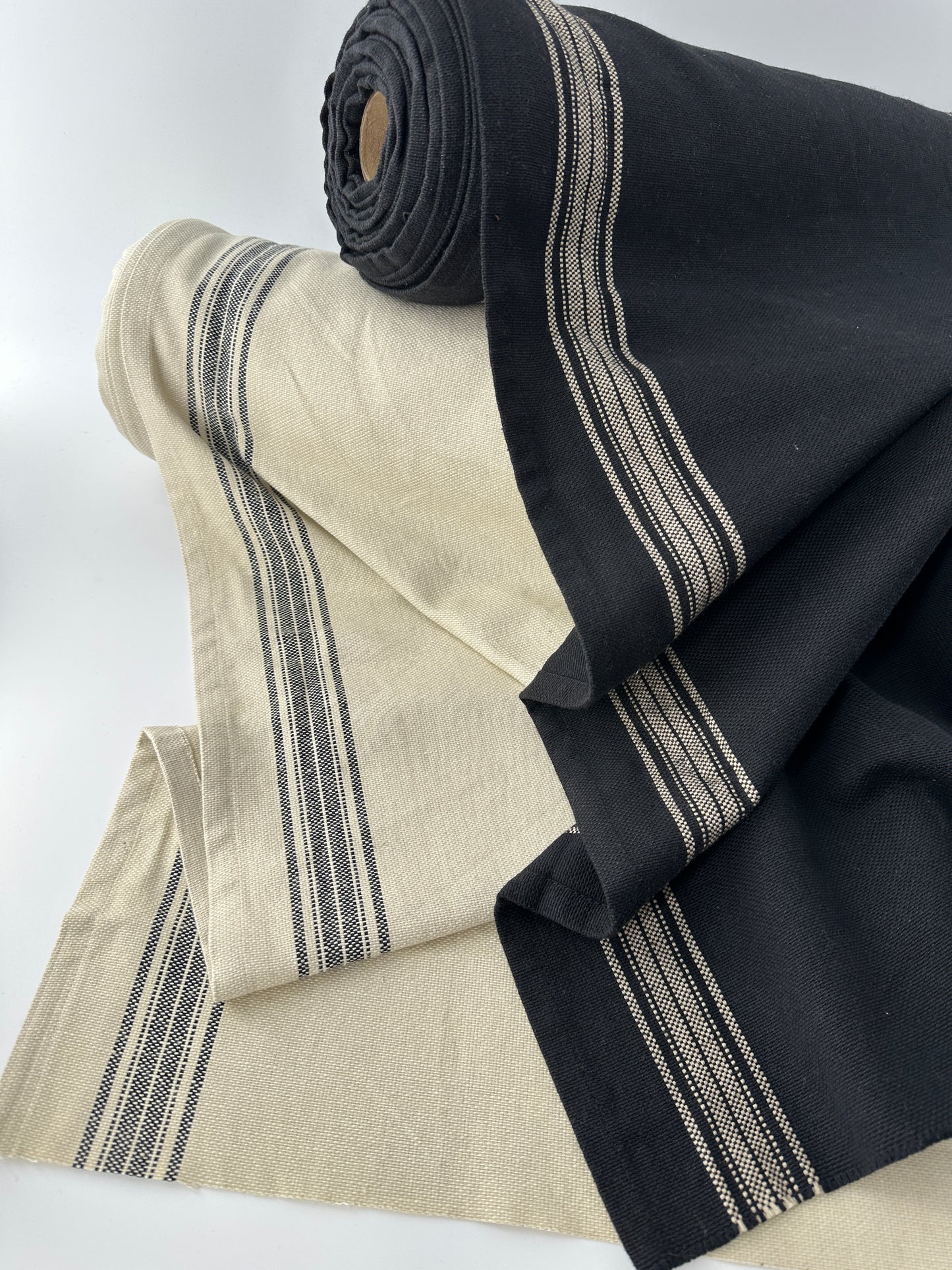 Cotton Toweling Yarn Dye Stripe, 16" wide