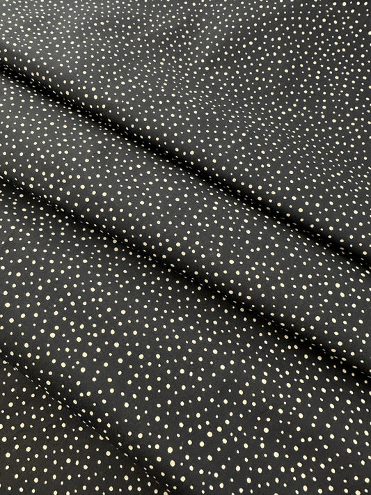 Sevenberry Cotton Lawn, Dots & Stripes - Navy