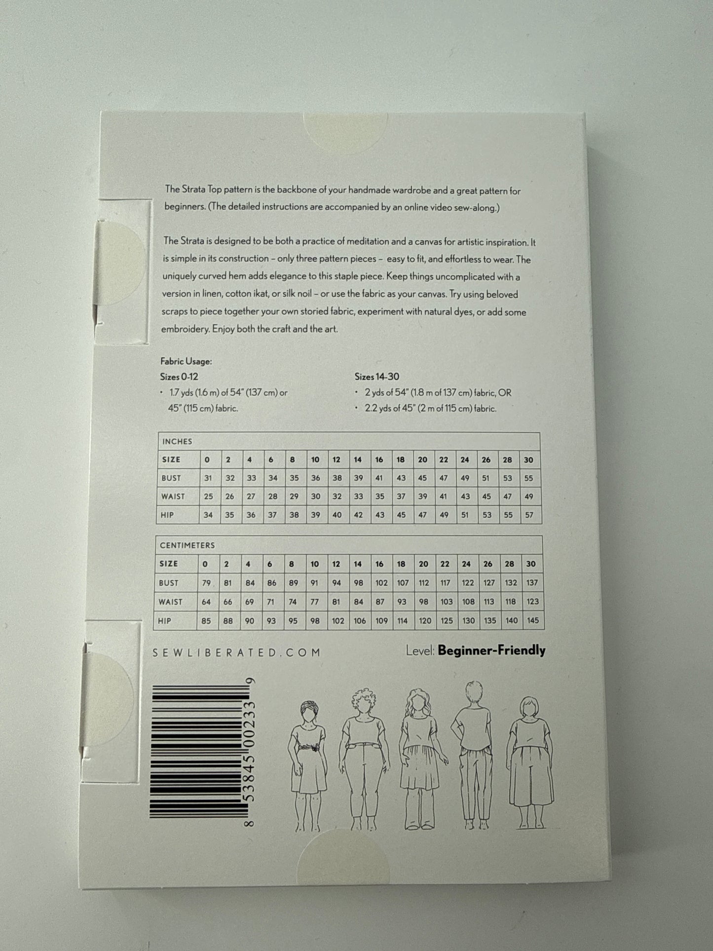 Sew Liberated Strata Top, Size 0-30