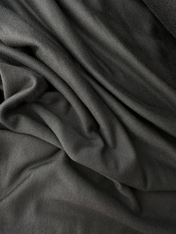 Sweatshirt Fleece, Rayon/Spandex, 225 gsm – Lt Heather Gray