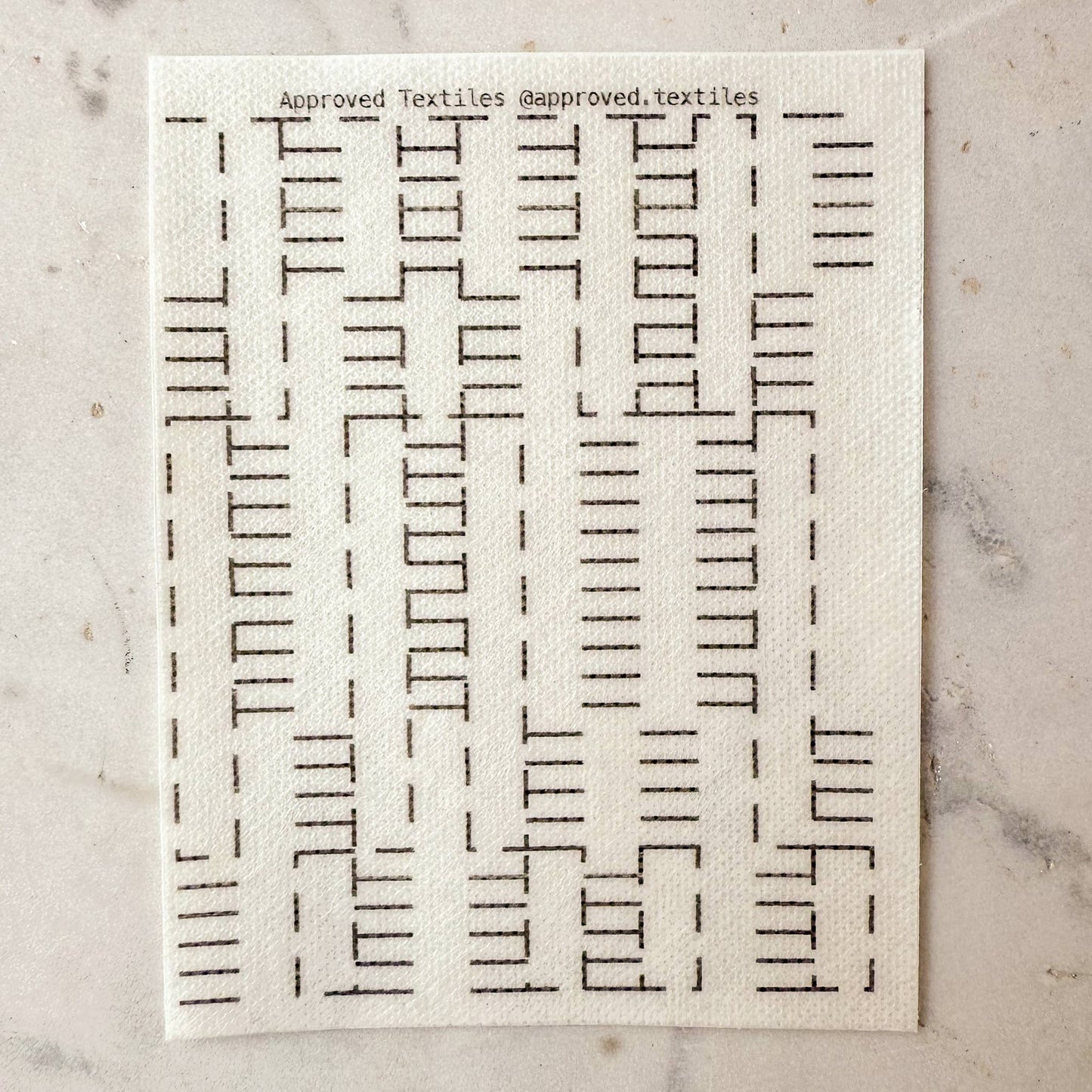 Anni Albers Mending + Embellishment Transfer