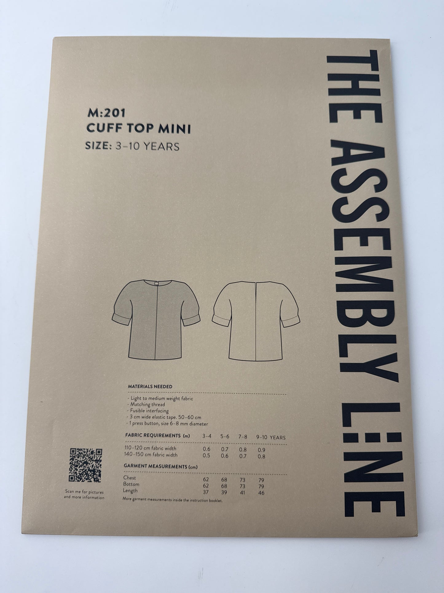 The Assembly Line Cuff Top Mini, Size 3-10 years