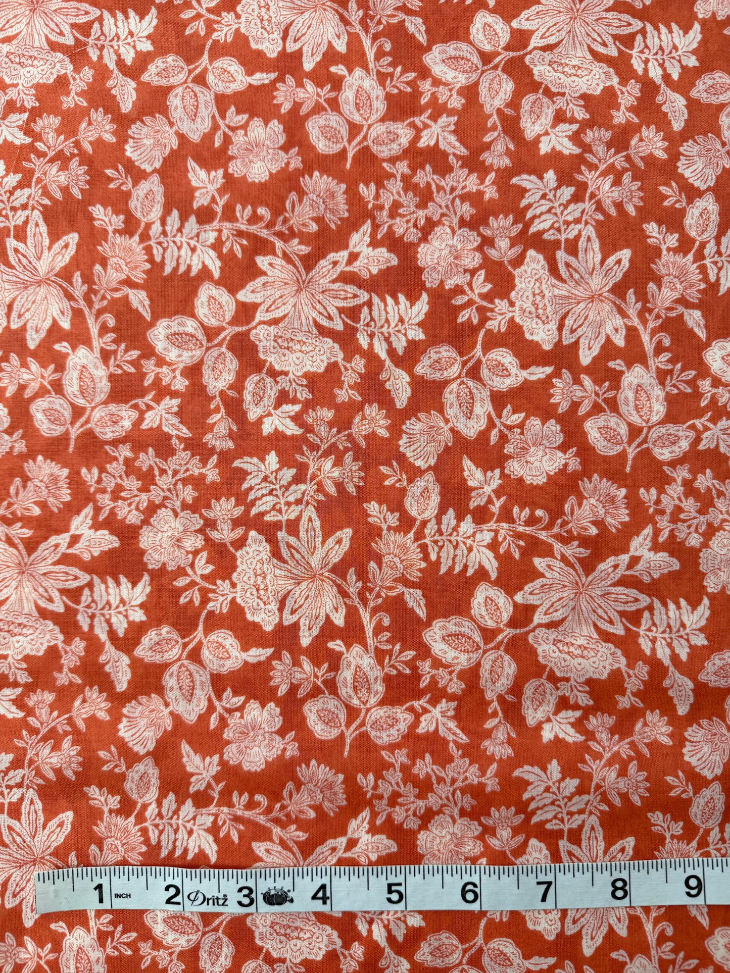 Sevenberry Cotton Lawn, Scattered Floral - Apricot