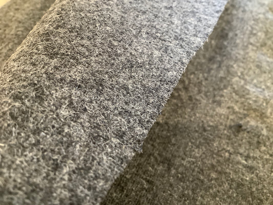 Italian Wool, Suiting, Light Charcoal