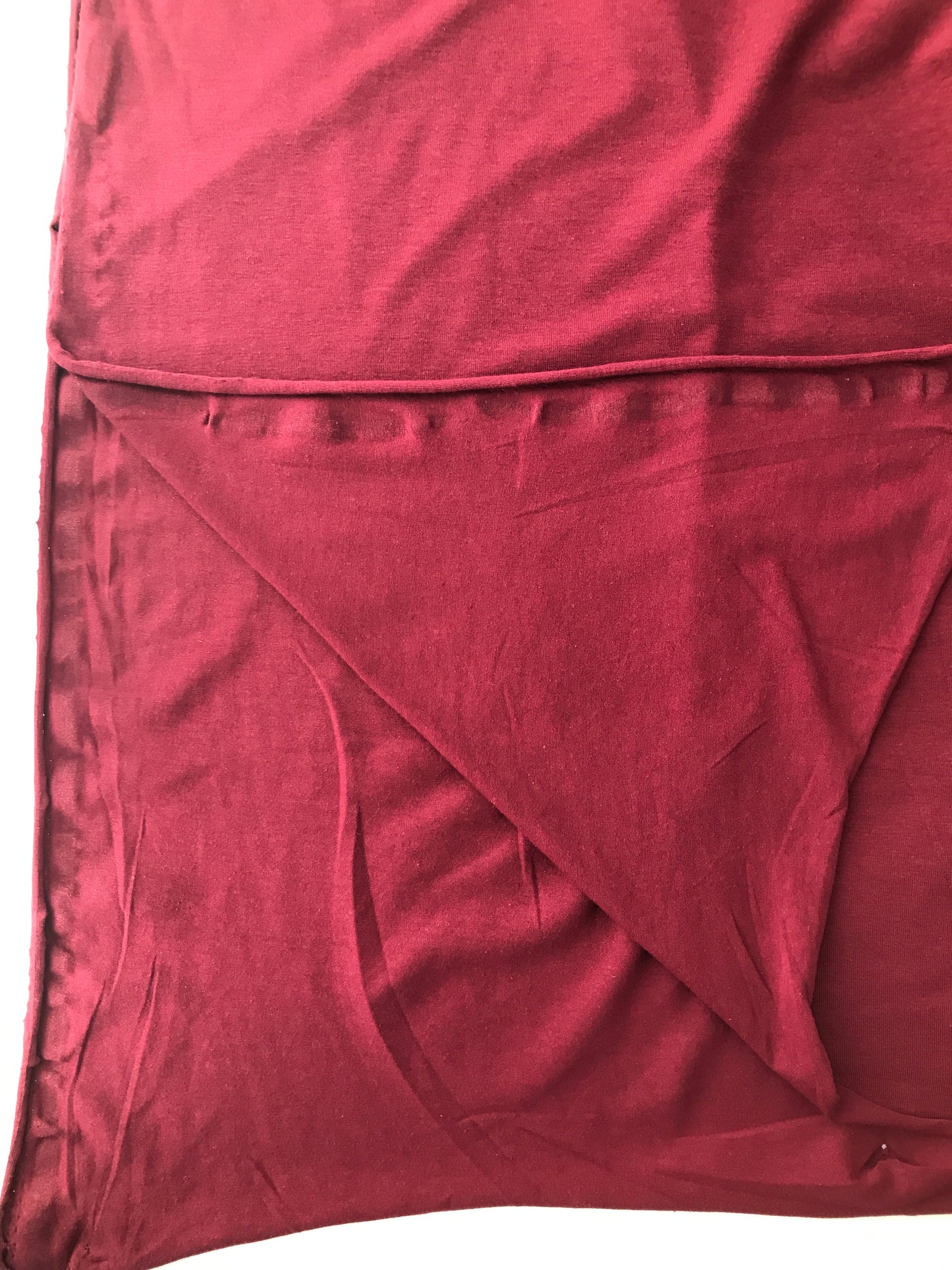 Cotton/Spandex Single Jersey, Lightweight – Burgundy