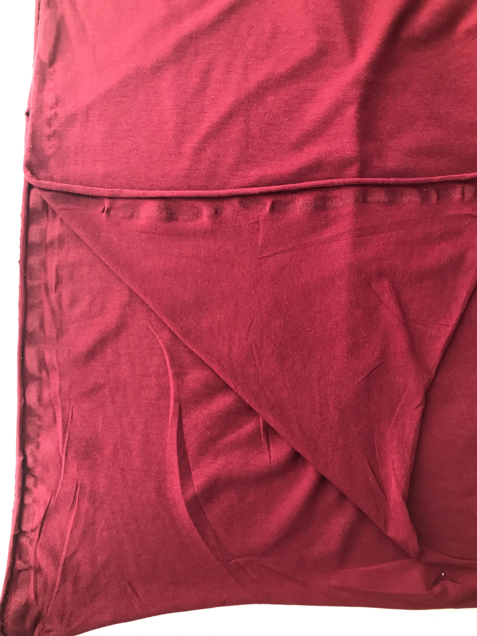 Cotton/Spandex Single Jersey, Lightweight – Burgundy