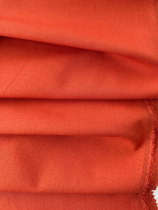 Linen/Cotton Sheeting, Solids – sienna