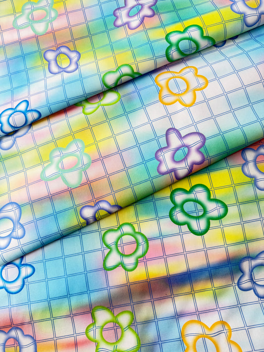 Nora Cotton Oxford, Gradient Puddles Flower