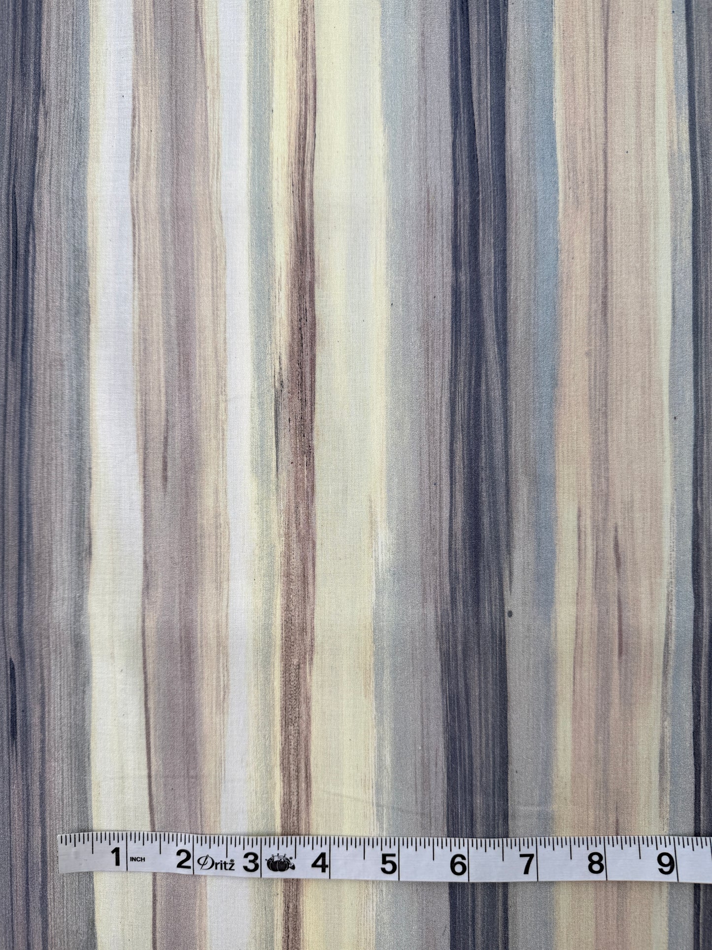 Hokkoh OSKikka Cotton Lawn, Paintbrush Stripe