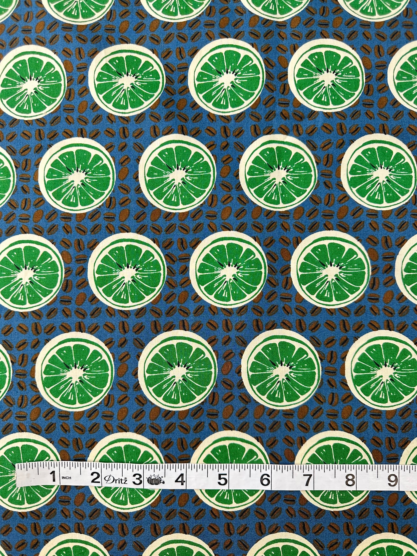 Sevenberry Cotton Poplin, Citrus Coffeebeans – Kelly Green