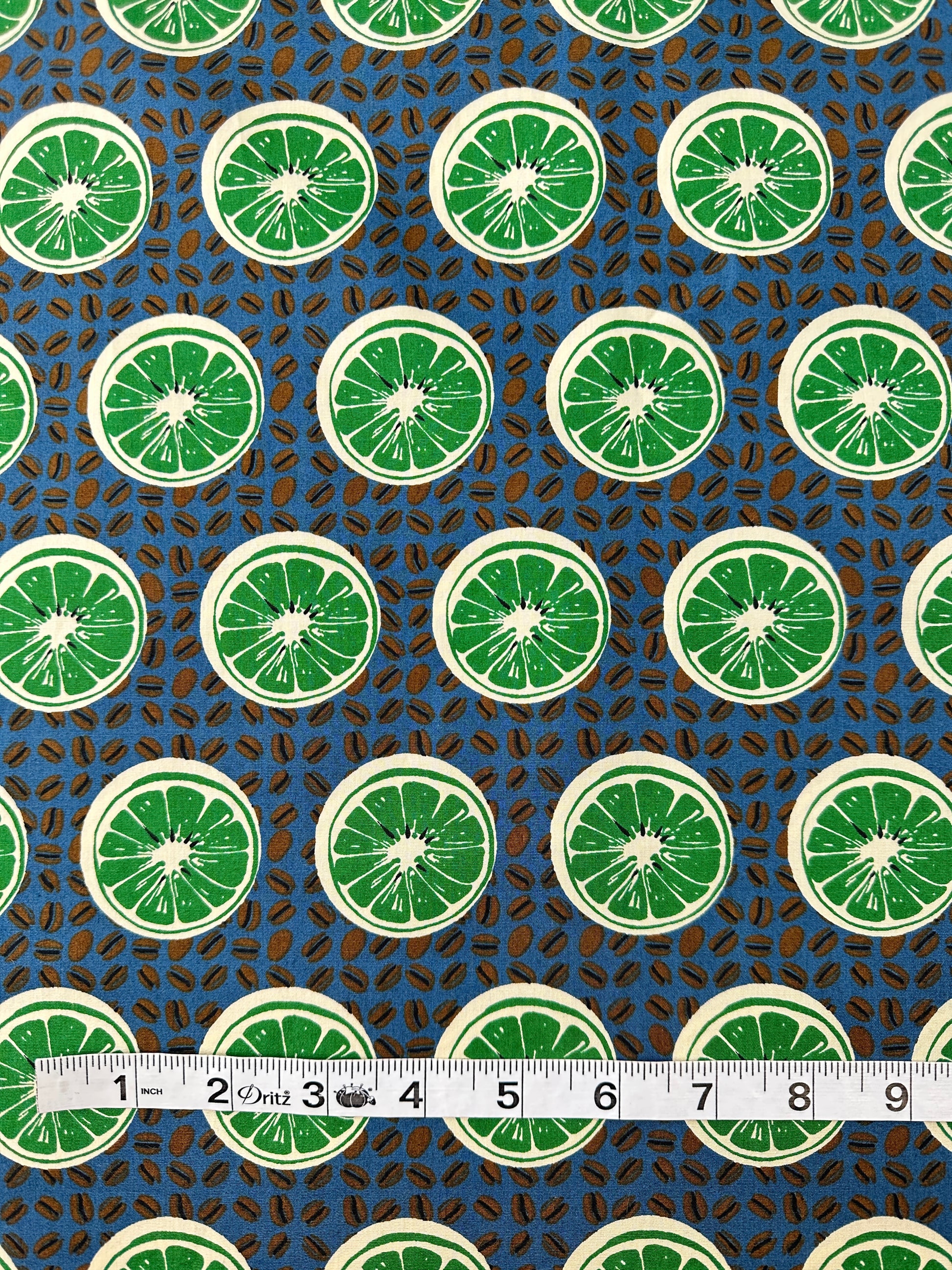 Sevenberry Cotton Poplin, Citrus Coffeebeans – Kelly Green