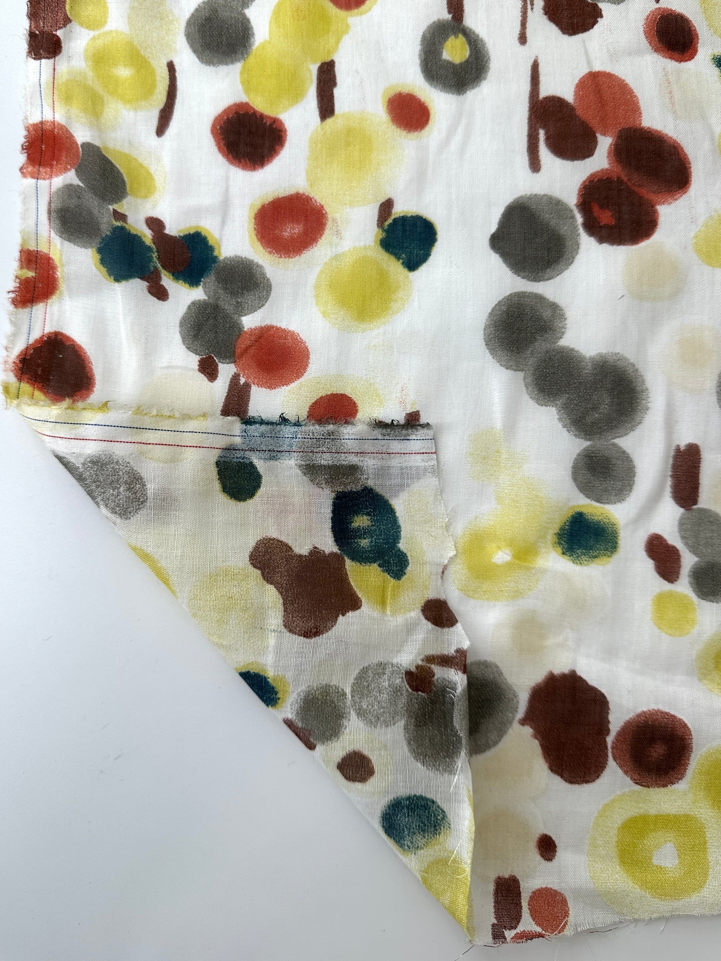 Cotton Voile, Multi-Color Print