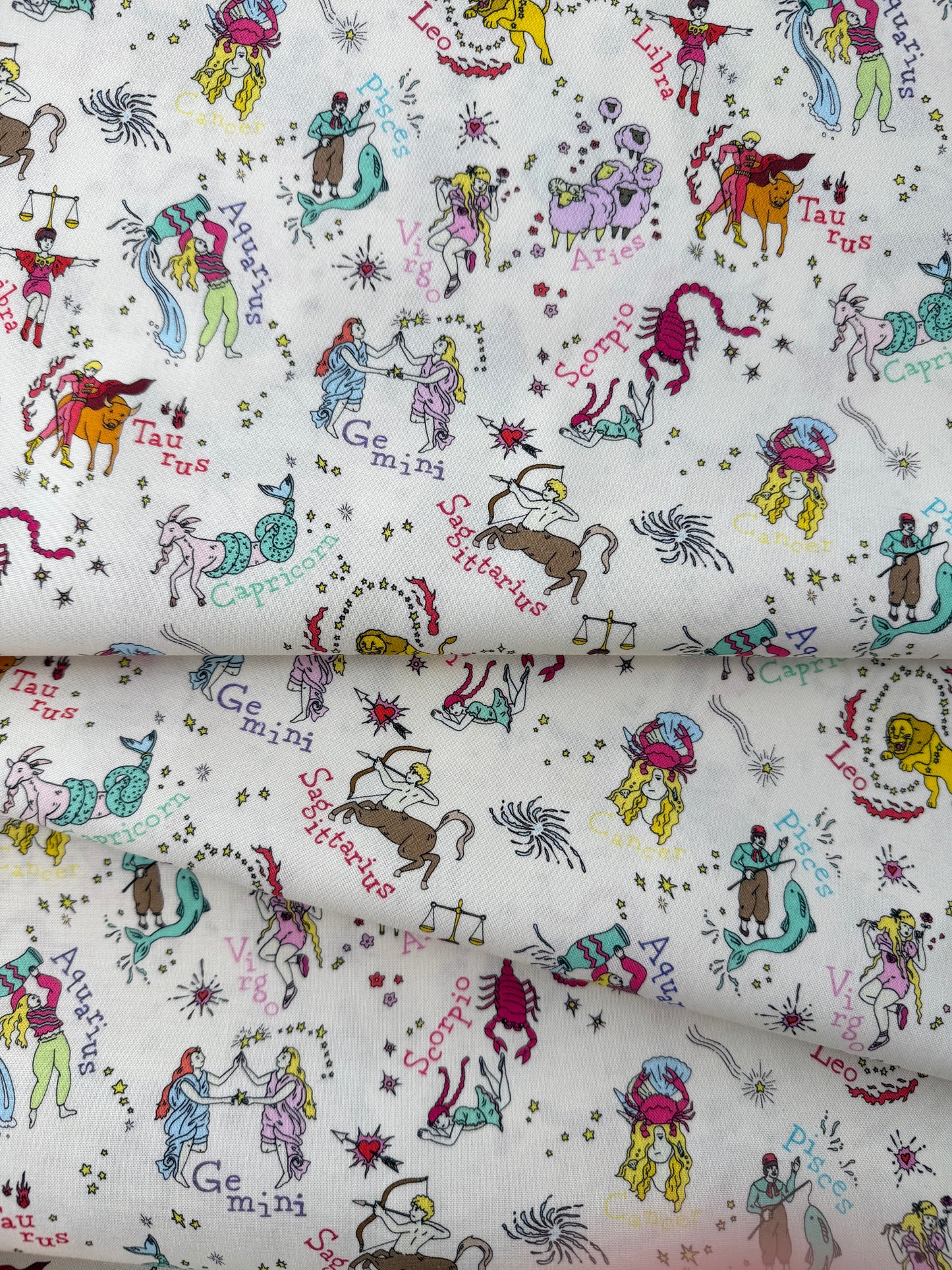 Nora Cotton Sheeting, Zodiac