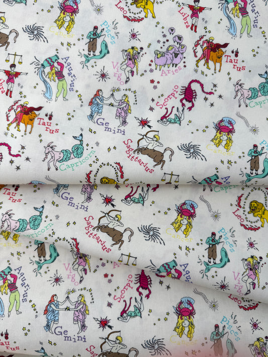 Nora Cotton Sheeting, Zodiac