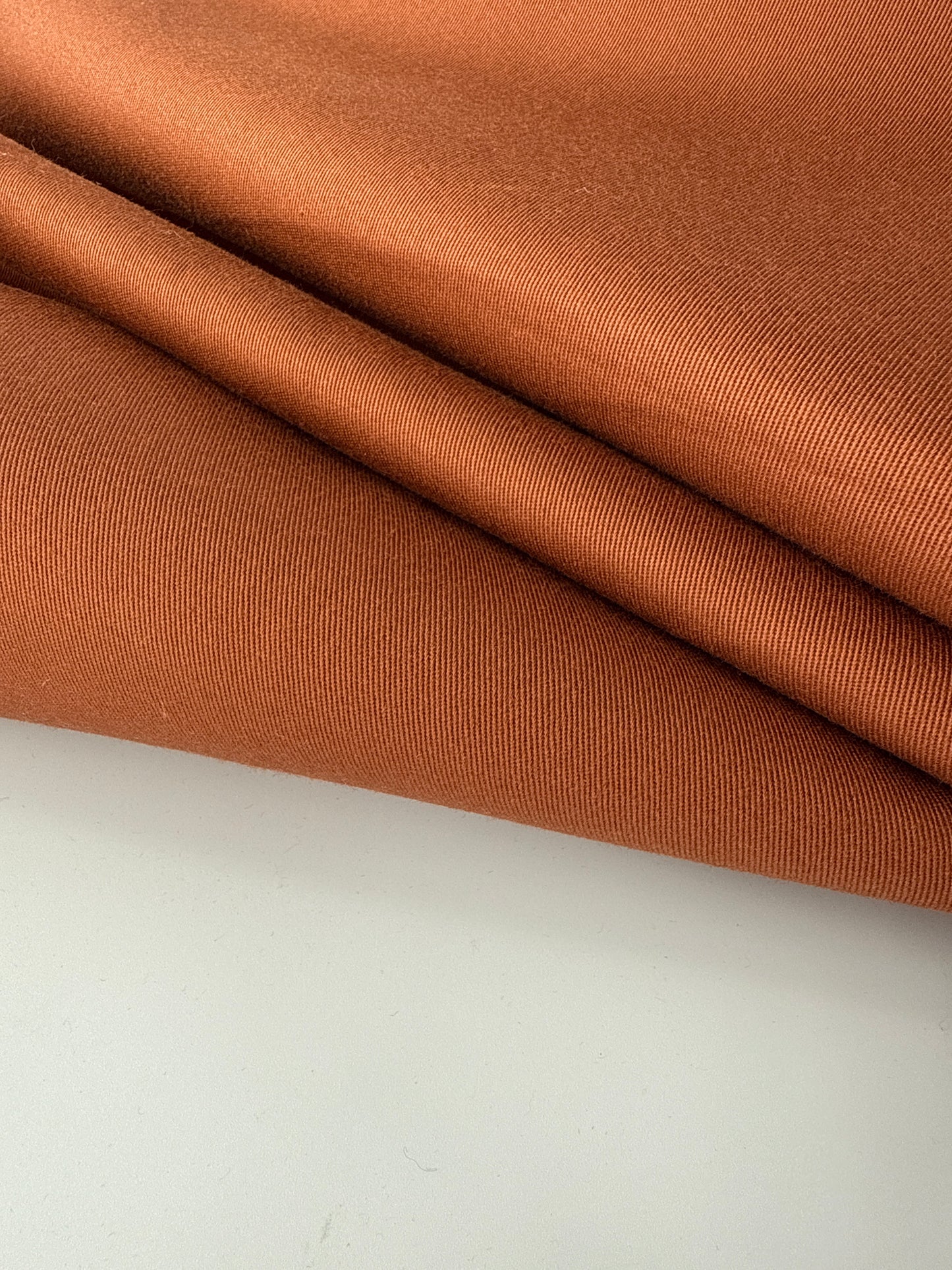 Cotton Gabardine Twill, Rust