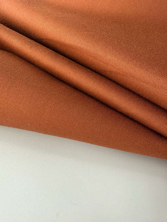 Cotton Gabardine Twill, Rust