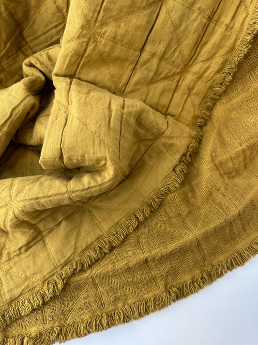 Merchant & Mills, Cotton Jacquard, Laine Mustard