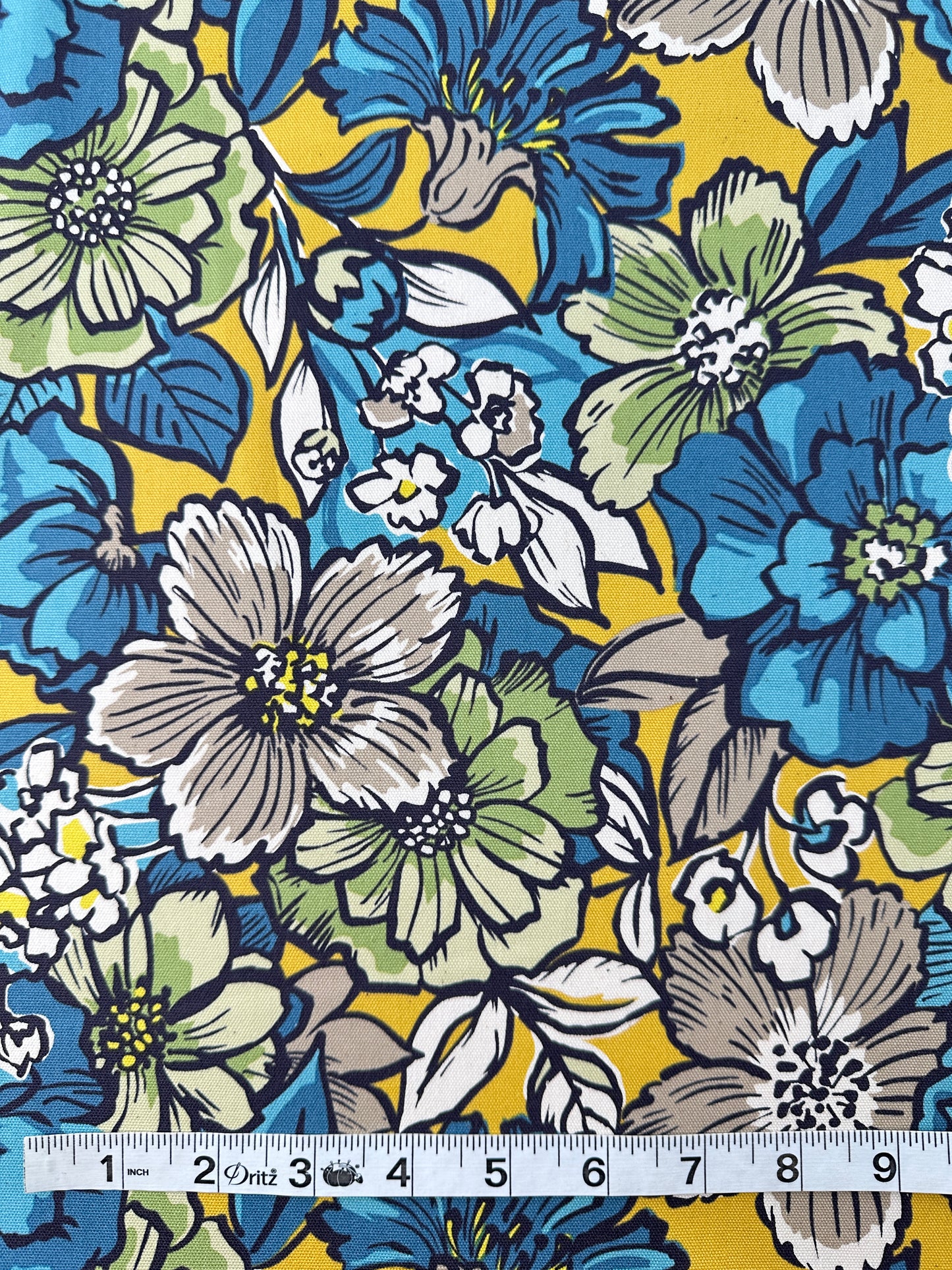 Japanese Cotton Oxford, Jambo - Big Flower