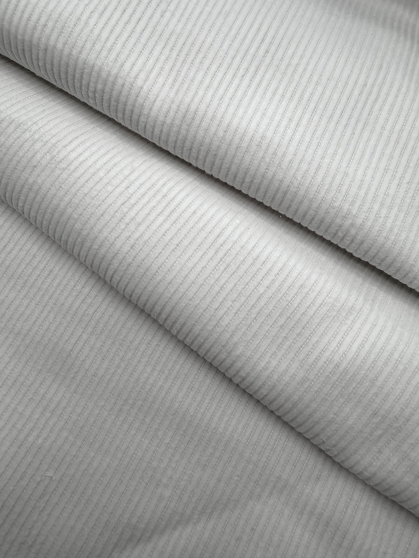Cotton Corduroy, 6 wale - White