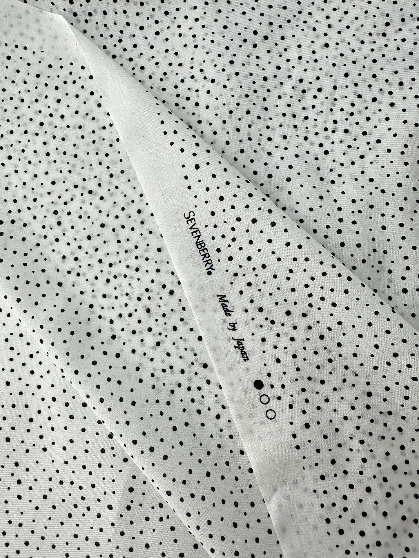 Sevenberry Cotton Lawn, Dots & Stripes - White