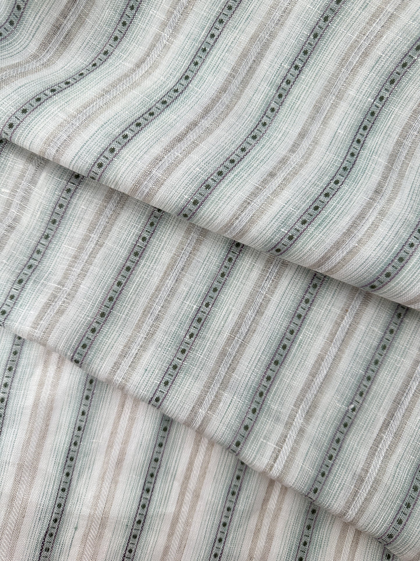 Linen, Vertical Dobby Stripe