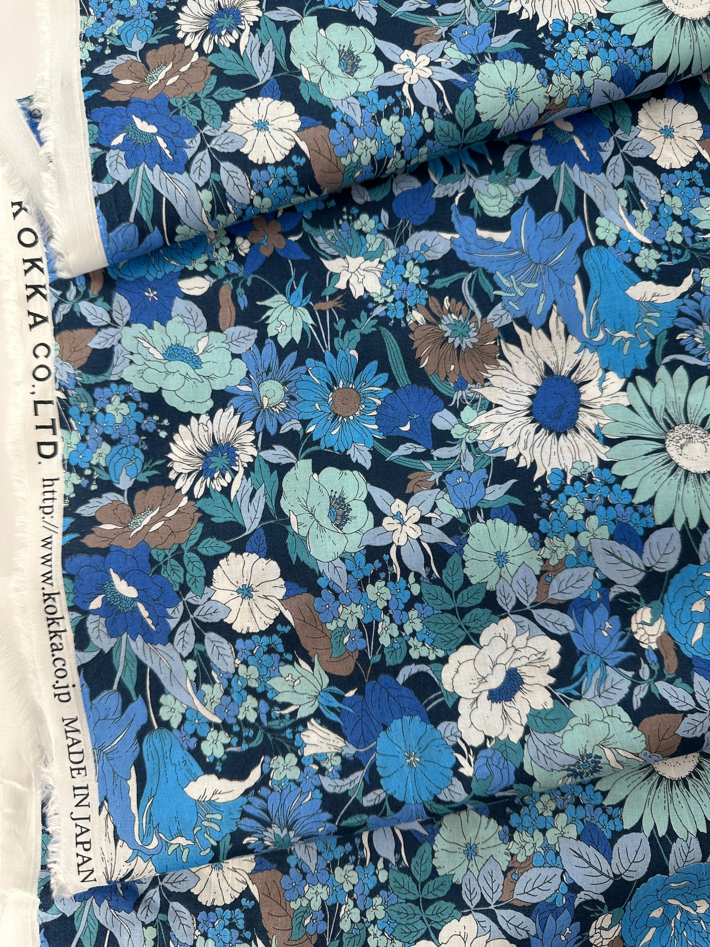 Japanese Cotton Lawn, Multicolor Floral