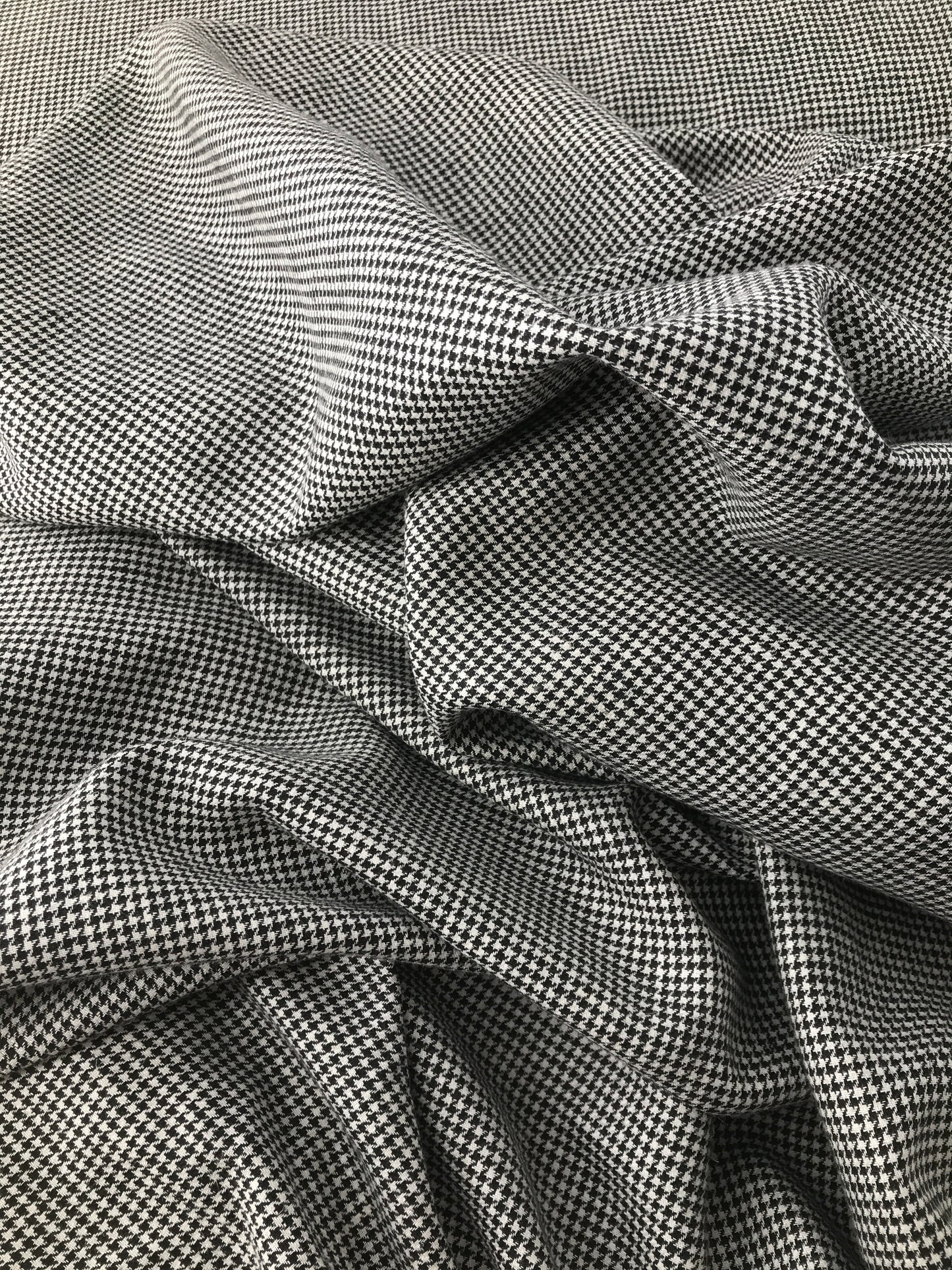 Rayon, Black/White Mini Houndstooth