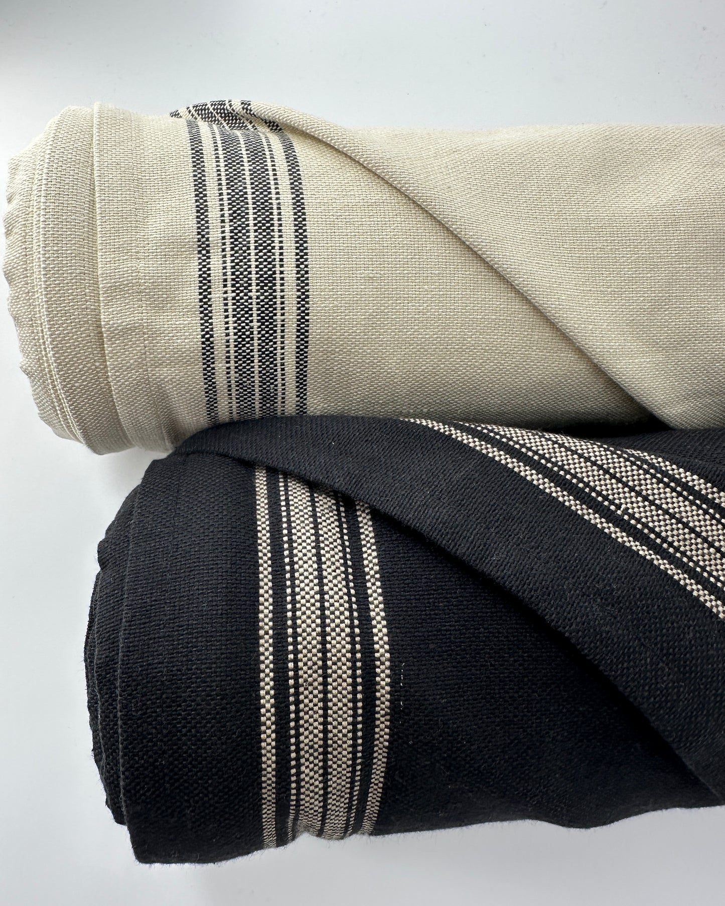 Cotton Toweling Yarn Dye Stripe, 16" wide