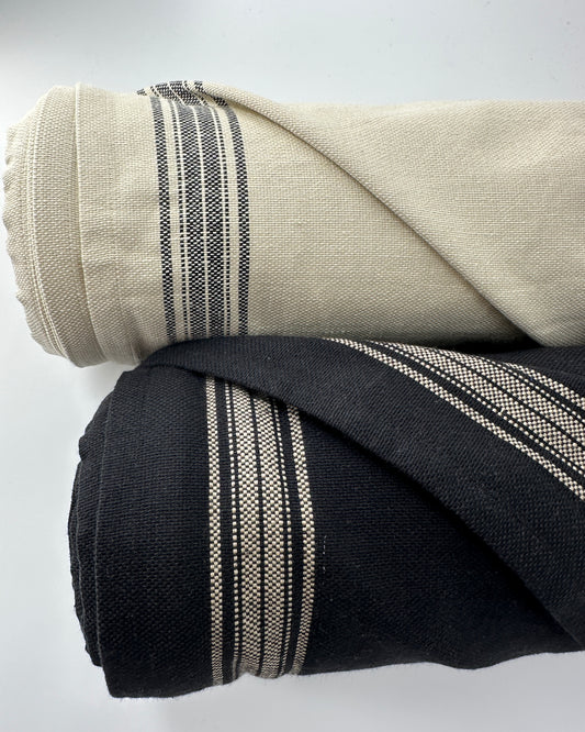 Cotton Toweling Yarn Dye Stripe, 16" wide