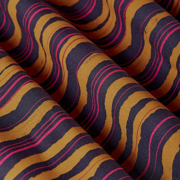 Atelier Brunette Viscose Challis, Flow Night