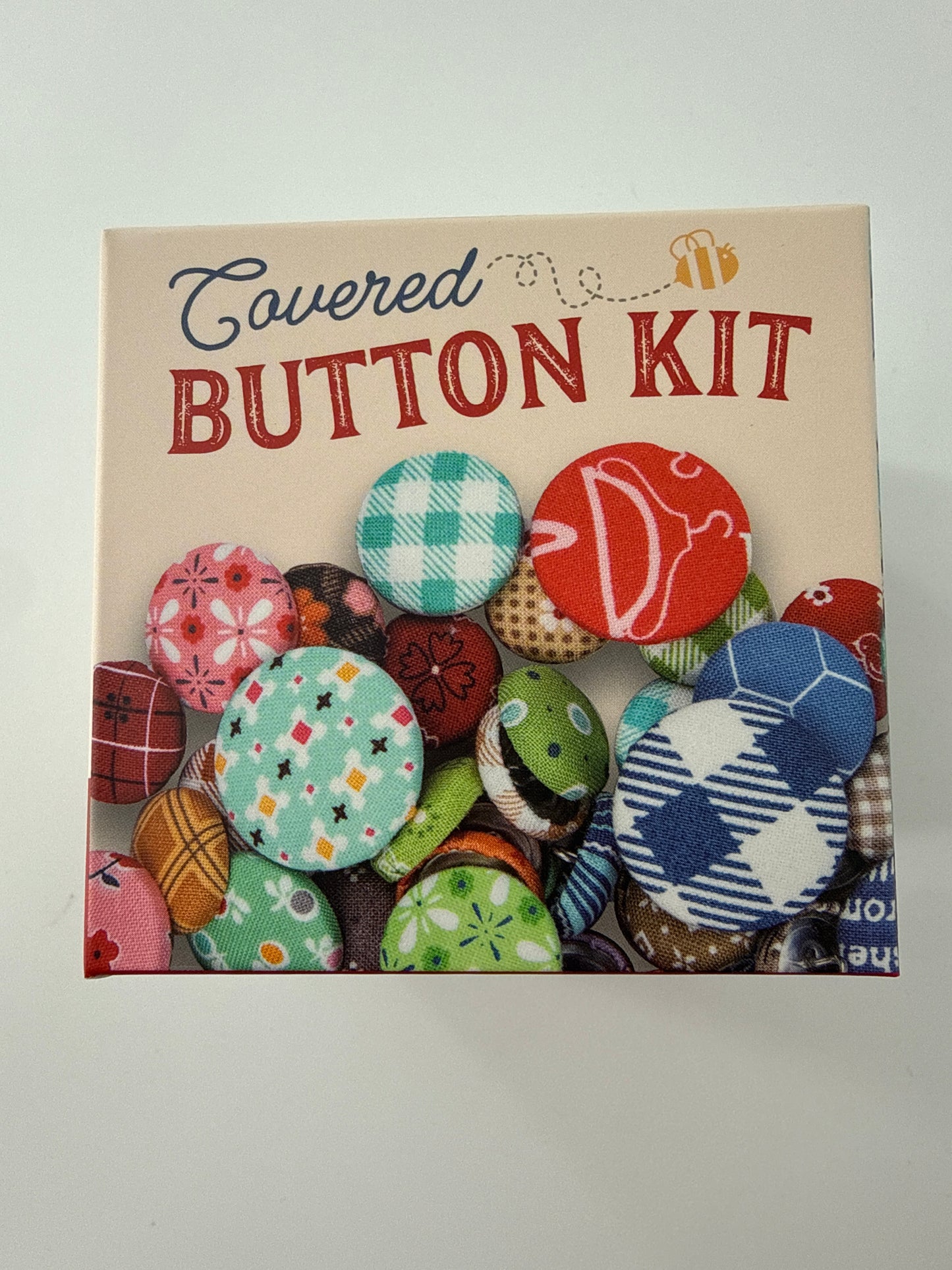 Covered Button Kit, 4 sizes, 24 buttons total