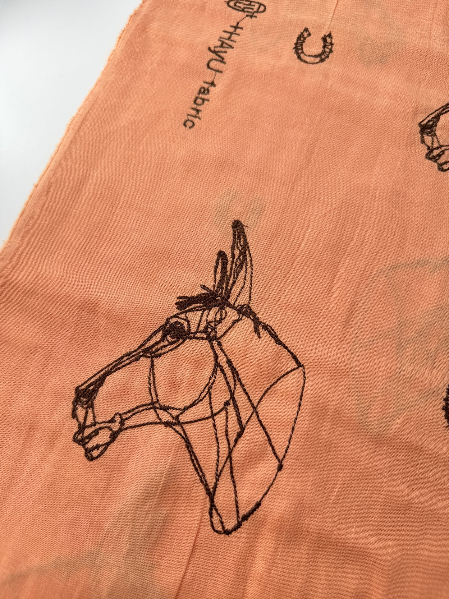 Kokka Cotton Double Gauze, HAyU Horse