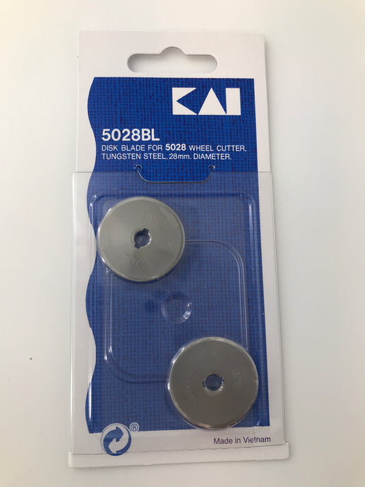 Kai 28mm Rotary Blades, 2 pack