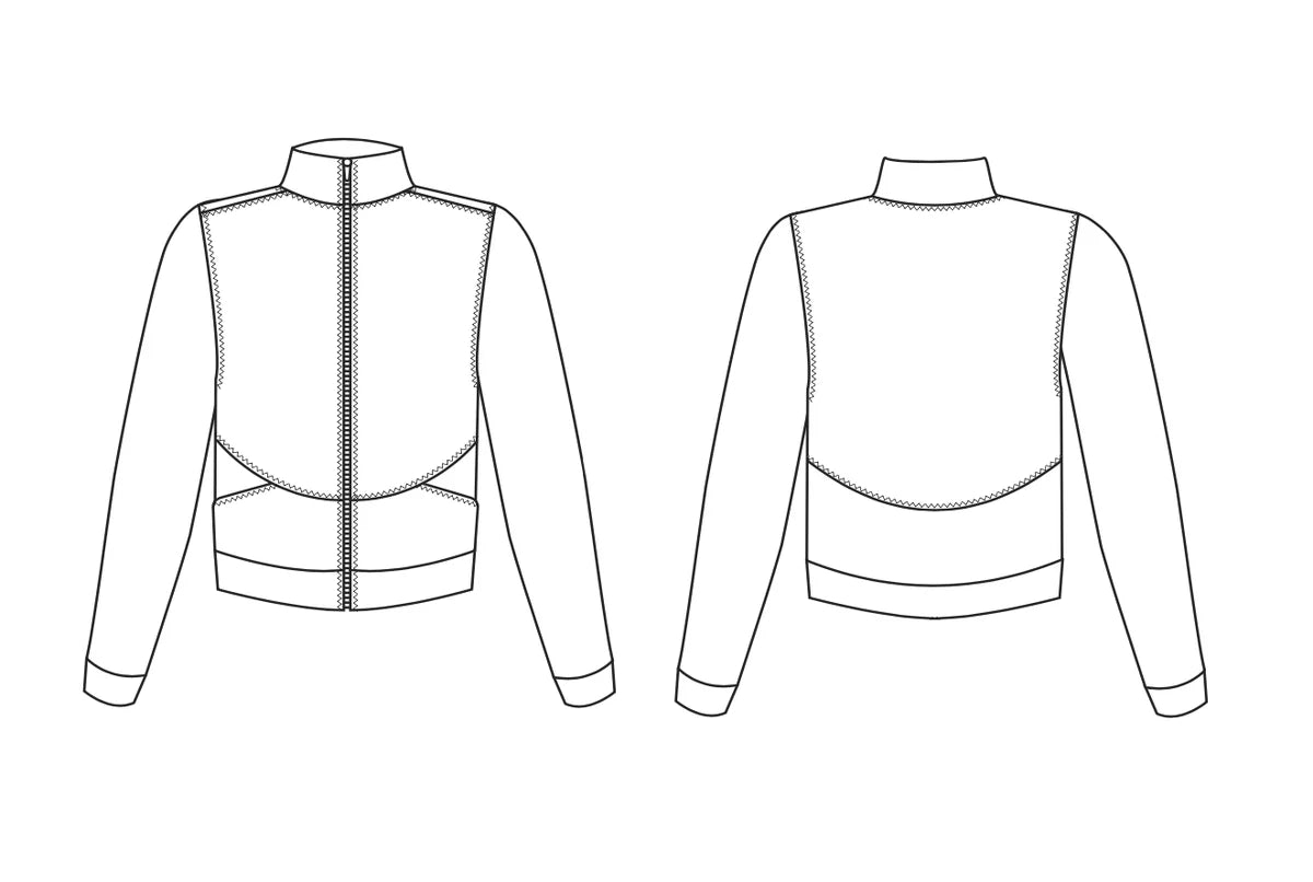 Friday Pattern Co. The Arlo Track Jacket, Size XS-7X