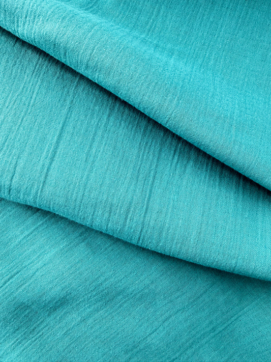 Cotton Gauze, Solids – Turquoise