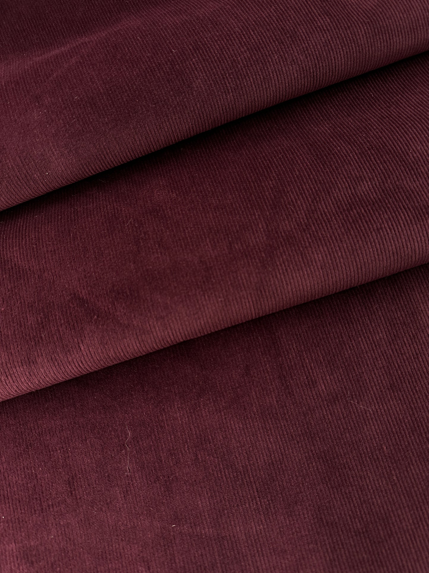 Corduroy, Cotton Stretch, 16 Wale, Burgundy