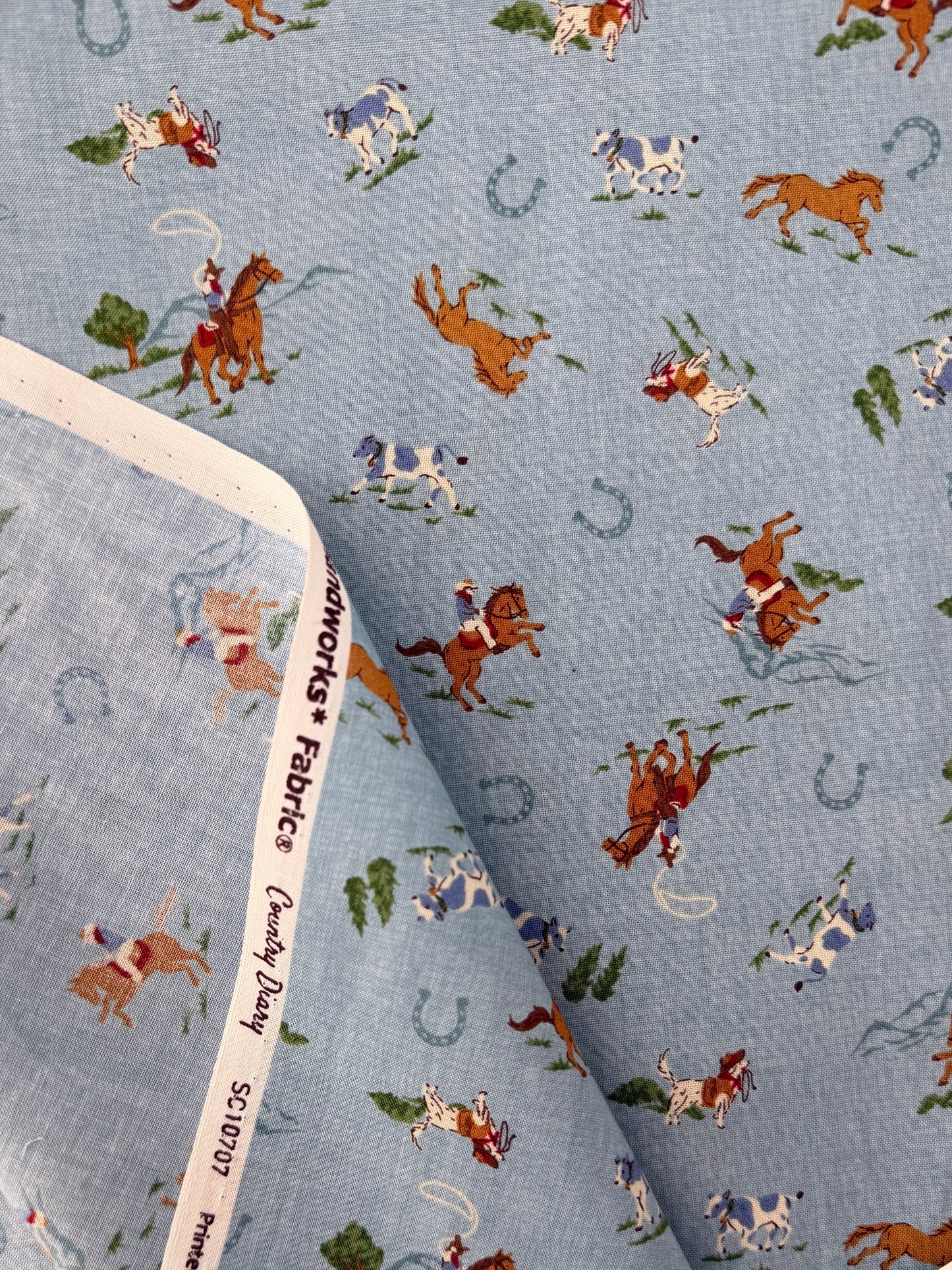 Handworks Cotton Sheeting, Country Dairy