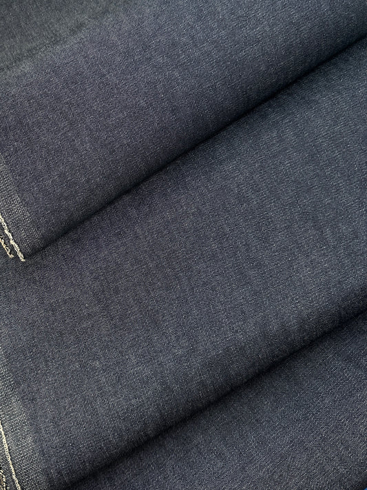 Cotton Chambray, Indigo Blue
