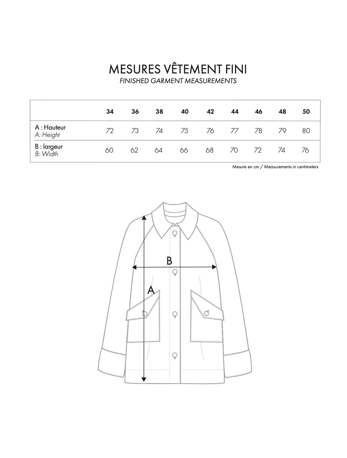 Atelier Brunette LA Barn Jacket, Size 34-50