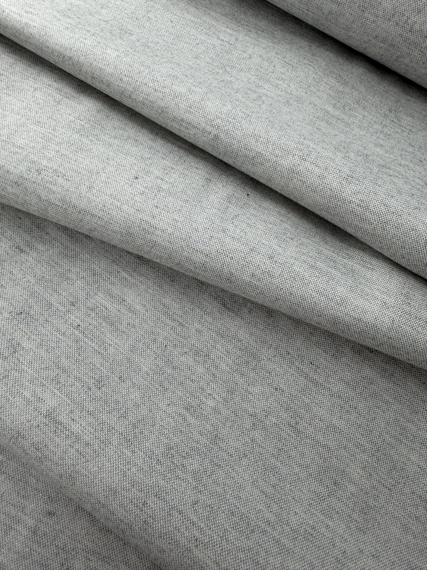 Cotton Chambray, Pale Gray