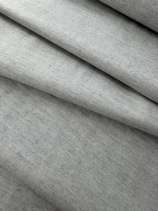 Cotton Chambray, Pale Gray