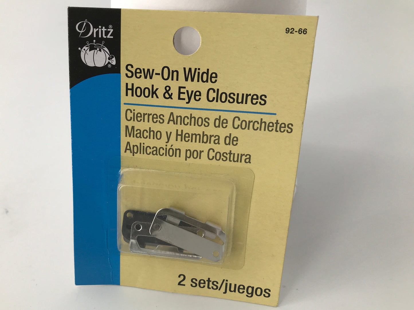 Hooks & Eyes, 1" Wide, Skirt/Pants, 2 sets