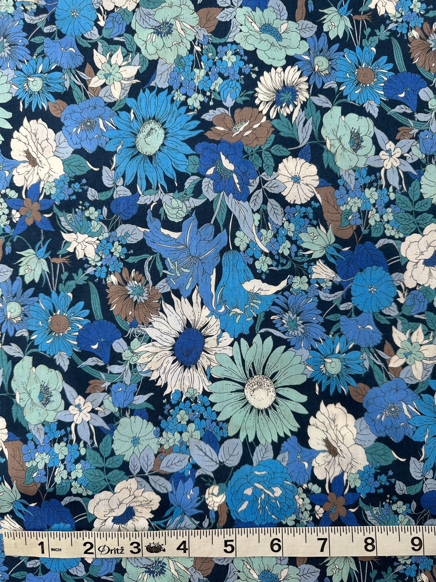 Japanese Cotton Lawn, Multicolor Floral