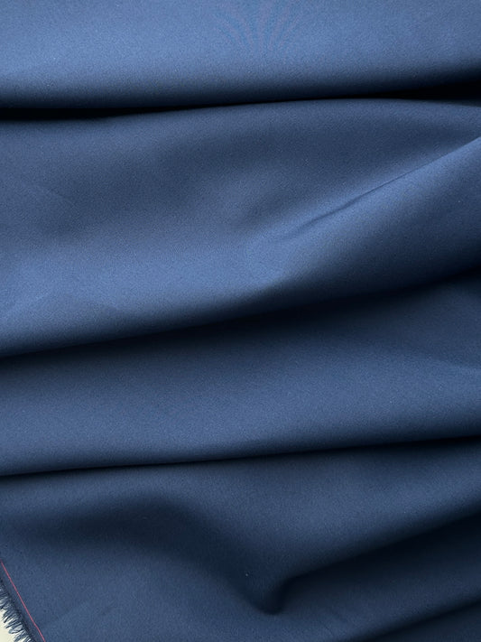 Cotton Poplin, Navy