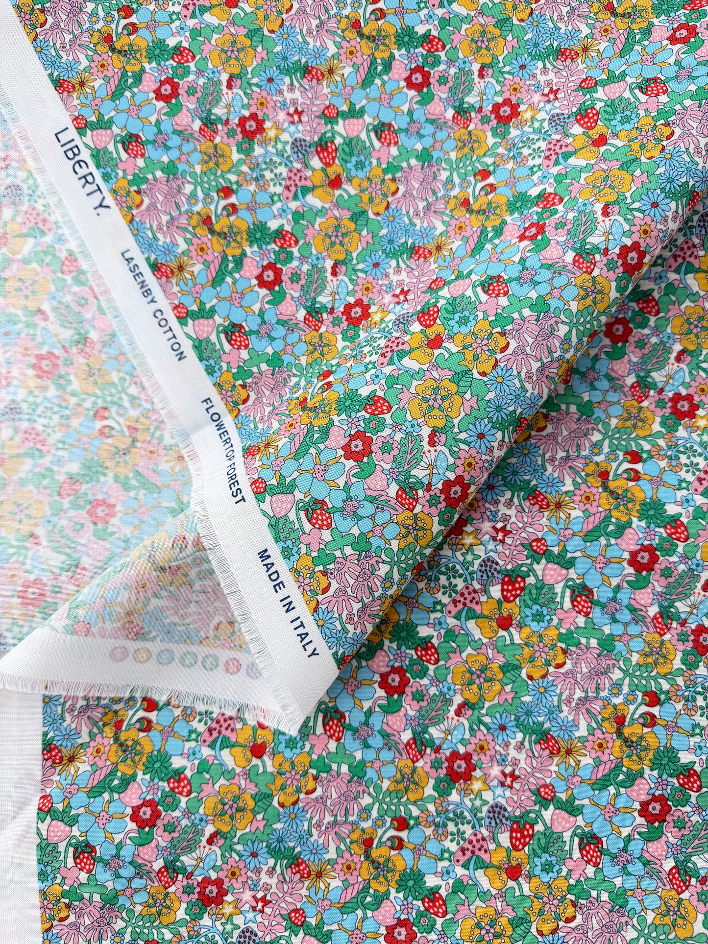 Liberty of London Cotton Sheeting, Everlasting - Flowertop Forest