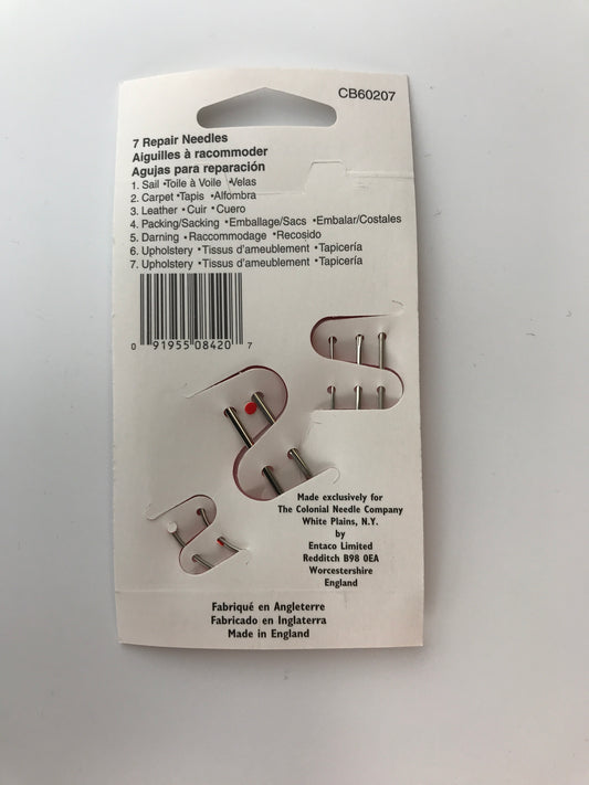 Colonial Needles, Household Repair