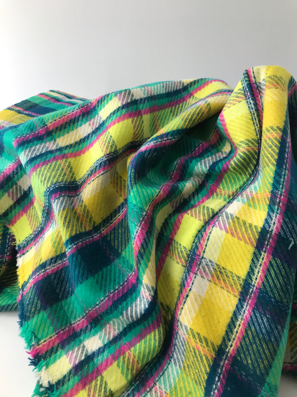 AGF Highlands Flannel, Royal Plaid Sunrise